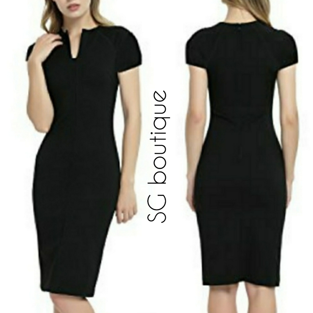 🆕⭐Black pencil midi dress⭐